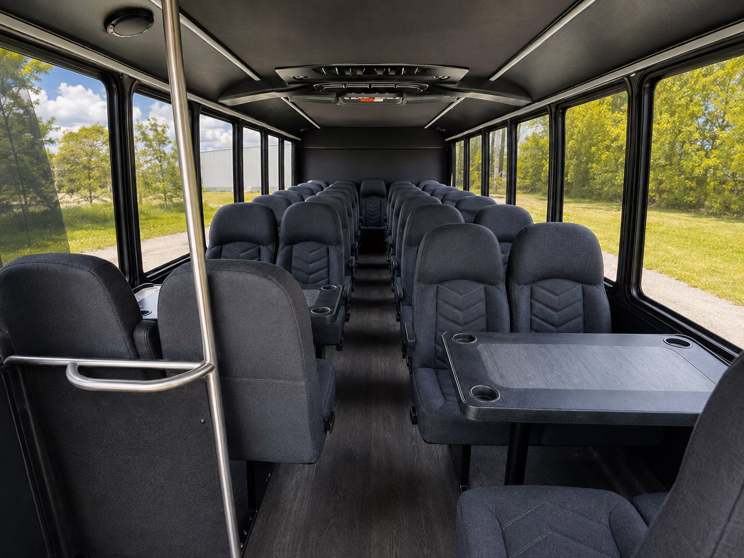 salt lake city 15 passenger minibus inside