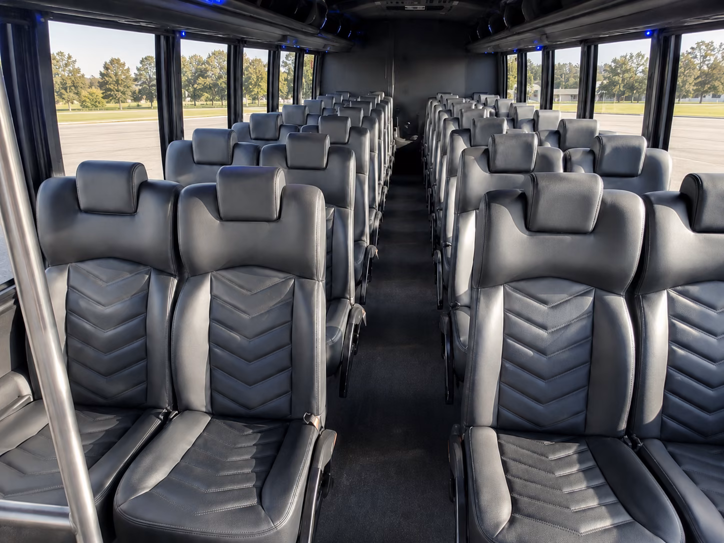 salt lake city 18 passenger minibus inside