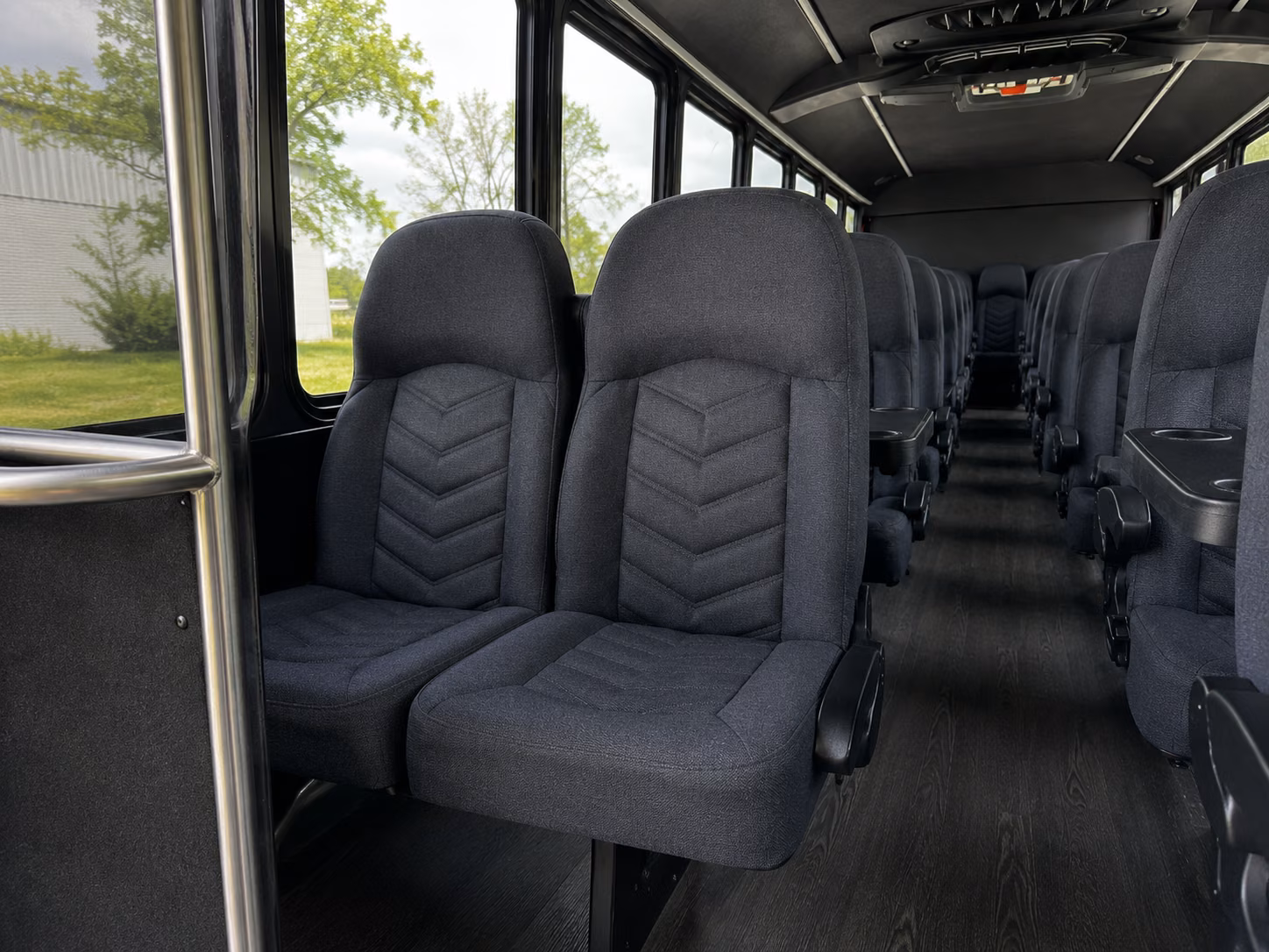 salt lake city 20 passenger minibus inside