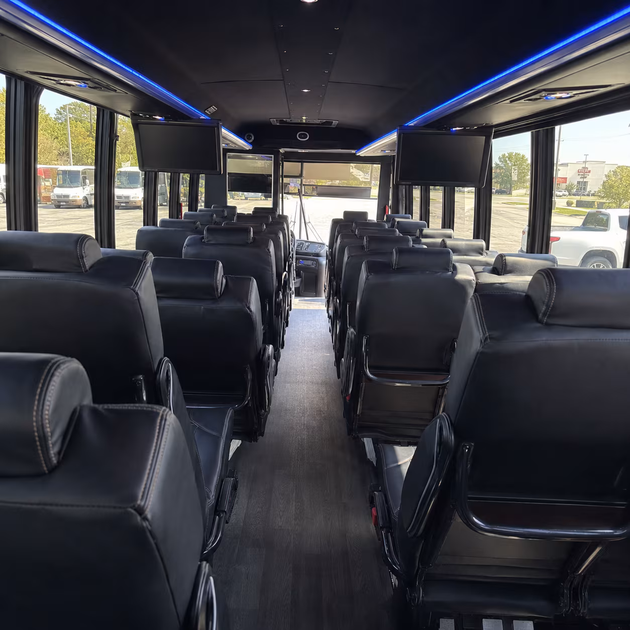 salt lake city 30 passenger minibus interior