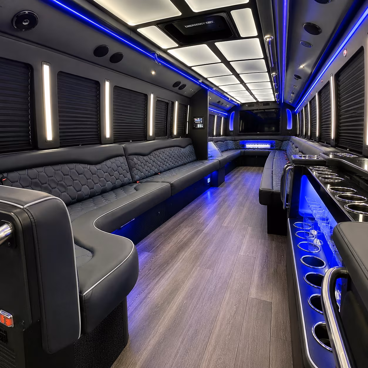 salt lake city party bus interior
