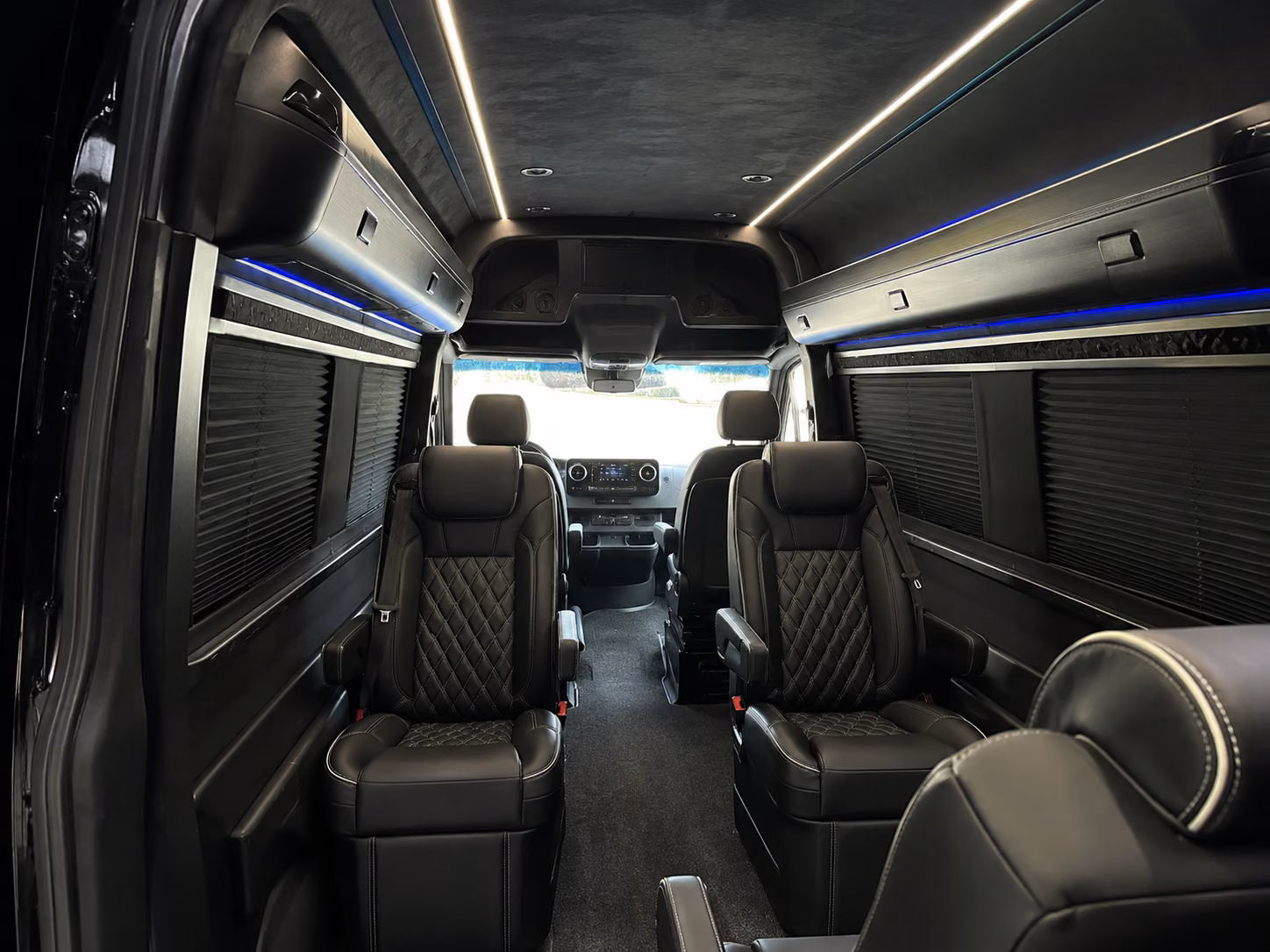 salt lake city sprinter van with driver inside